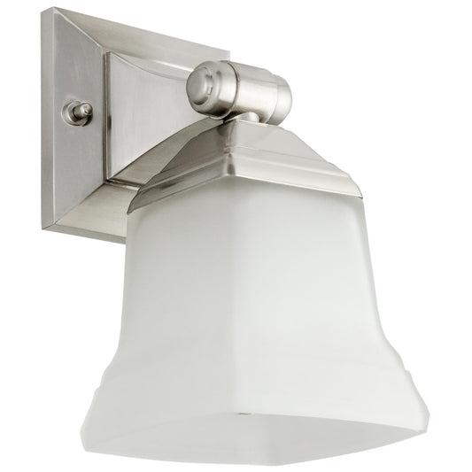Sunlite Modern Square Bell Vanity Wall Mount Light Fixture, Medium Base (E26) Socket