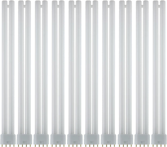 FT36DL Compact Fluorescent 36W Twin Tube Light Bulbs - 2G11 Base, 10 Pack