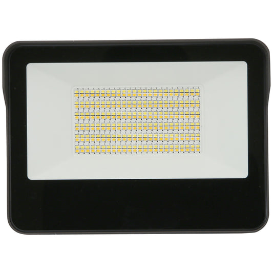 Sunlite LED Outdoor Flood Light Fixture, Wall Mount, Power selectable, Color Selectable 30K/40K/50K, 120-277V, Dimmable, Photocell, UL Listed, Black