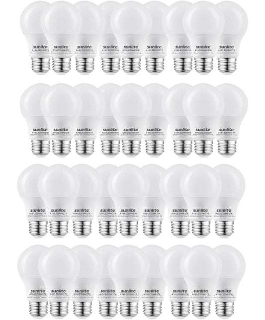 Sunlite LED A19 Light Bulb, 9 Watts, 800Lmn 48 Pack